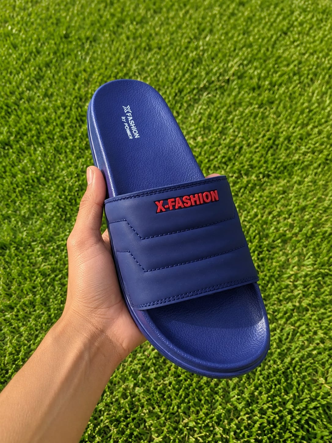 Men's Fashion Brand Slippers, Ultra Soft Anti-Slip Wear-Resistant Sandals, Casual Indoor Outdoor Eva Sole, Beach Slip-On Shoes
