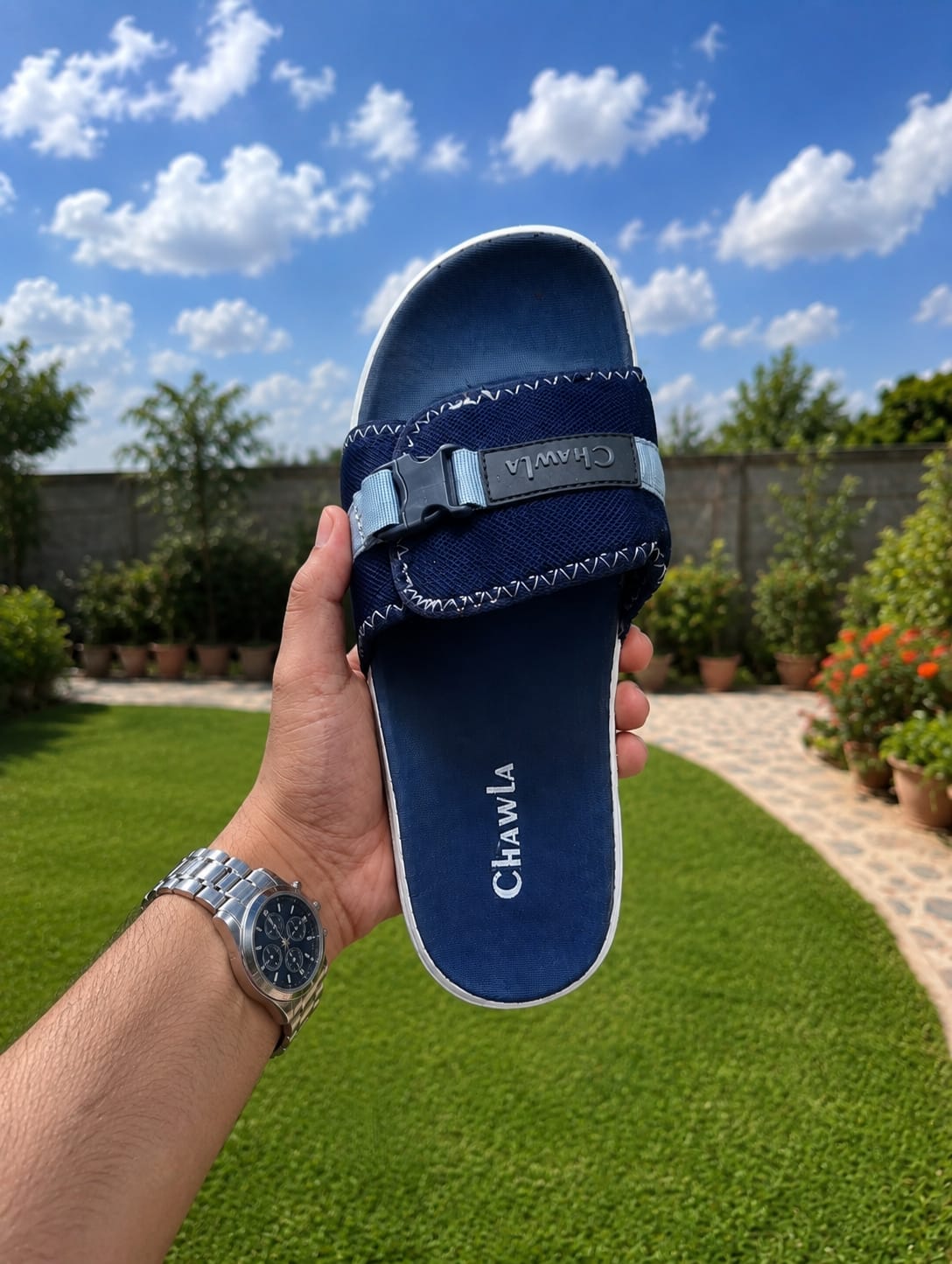 Men's Comfort Sole Slipper | Shah G Step