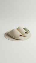 Men's Open-Back Slipper with Cushioned Sole